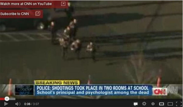 CNN Caught Red Handed CNN video of police charge at Sandy Hook is not Sandy Hook