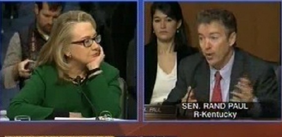 Rand Paul to Hillary Clinton 'I would’ve sacked you over Benghazi'. Are these the first shots of 2016