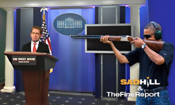Obama ‘Furious’ Over White House ‘Skeet Shooting’ Photoshops® – Issues Executive Order To Prevent Future
