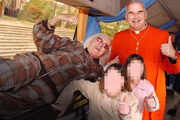 The picture Cardinal Keith O'Brien probably wishes he had never posed for UK's top Catholic was long-standing friend of Savile