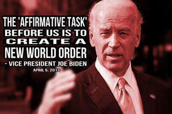 Biden calls for 'new world order'