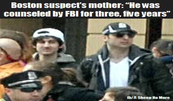 Video Boston suspect’s mother “He was counseled by FBI for three, five years”