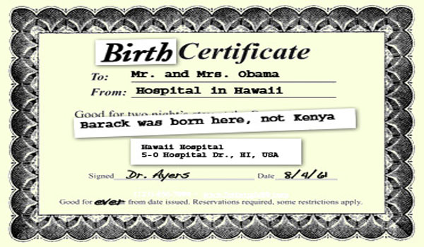 We Don’t Need Obama’s Birth Certificate