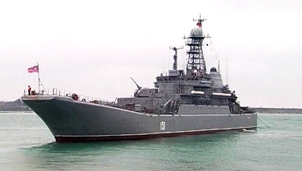 Russia Adds Two More Warships To Mediterranean Task Force Near Syria