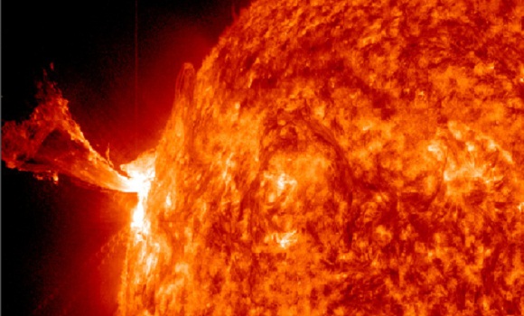 Two M-class solar flares in a row – M1.3 followed by strong M5.7