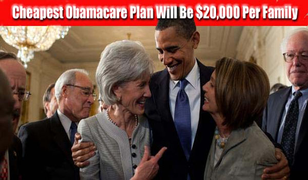 IRS Cheapest Obamacare Plan Will Be $20,000 Per Family
