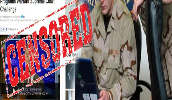Military told not to read Obama-scandal news