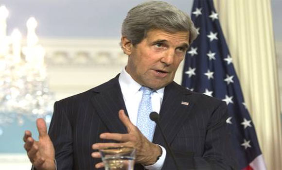Secretário de Estado John Kerry dos EUA defendeu ataques aéreos sobre a Síria armas químicas "