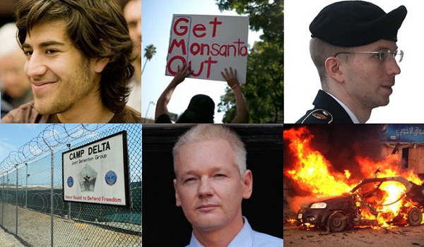 Swartz, Fracking, Manning, GMO 13 most underreported news stories of 2013