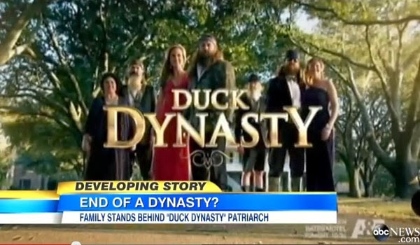 Video Duck Dynasty To Continue Wo A&E If Necessary Says Louisiana Lt