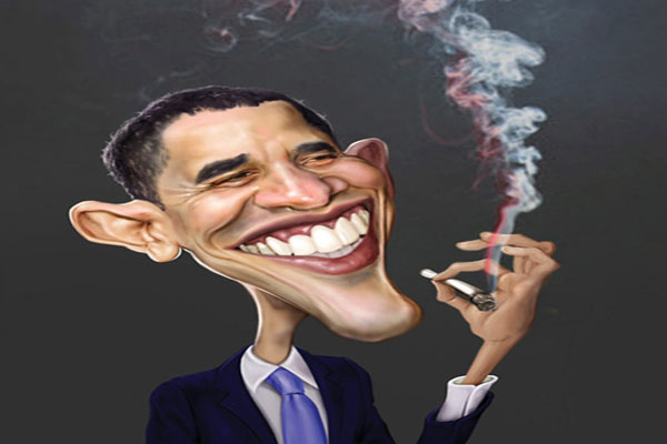 President Obama says marijuana is 'less dangerous' than alcohol - but the drug is still off limits for Sasha and Malia