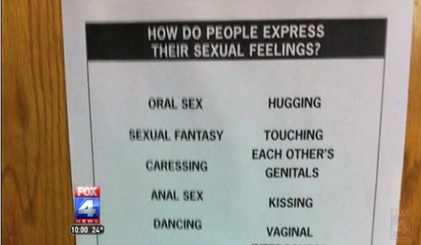 Video This Goes Too Far! Sex Poster At Middle School – Look At What They Are Asking Children