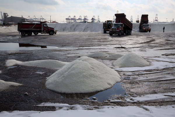40,000 Tons of New Jersey Salt, Stuck in Maine