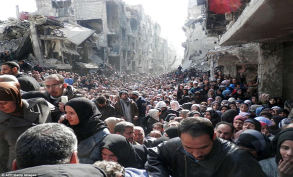 Hunger Ravaged Starving Hordes Gather In Syria “The Devastation is Unbelievable”