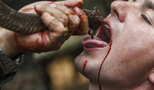 PHOTOS Marines Forced To Drink Snake Blood & Bite Heads Of Chickens While Training