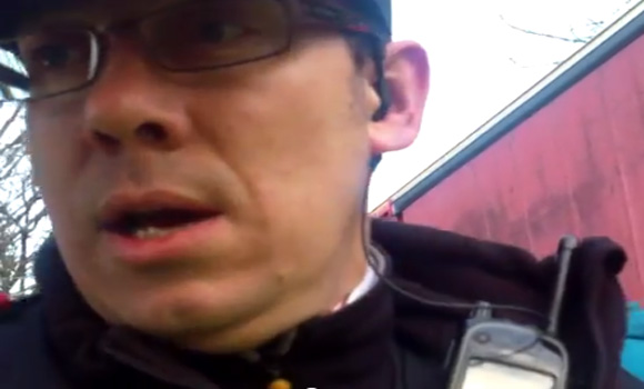 Shameless Cop Caught on Camera Framing Innocent Fracking Protester for DUI