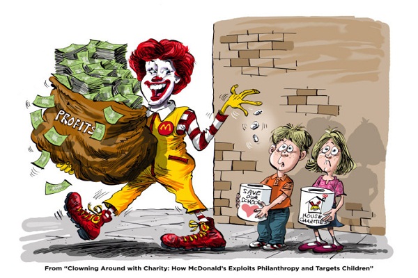 Clowning Around with Charity How McDonald’s Exploits Philanthropy and Targets Children