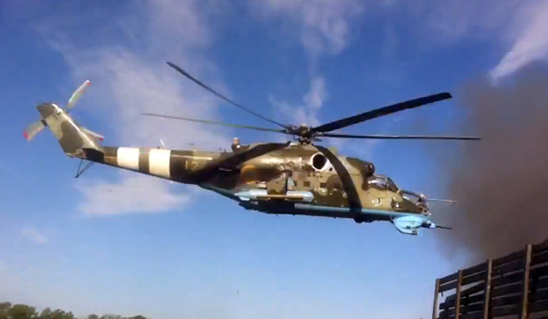 ​Donetsk bloodbath Insider video shows Ukraine helicopters firing at own checkpoint