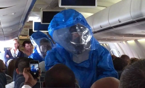 Airline Passenger Sneezes “I have ebola, you are all screwed”