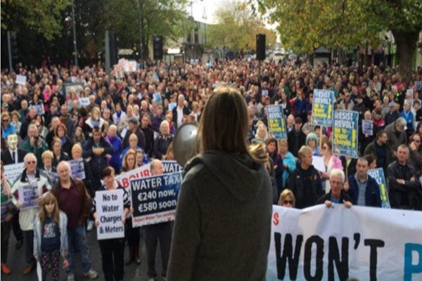 'Unprecedented Mobilization' Hundred Thousand Rise Against Irish Water Tax