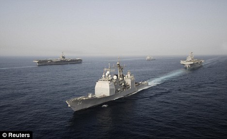 American, British, Israeli and Iranian Warships Sailing Towards Confrontation