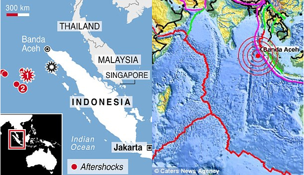 Millions breathe sigh of relief after tsunami alert is lifted following double quake that spread panic from Indonesia to India