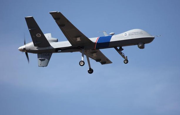 Drones patrolling Washington state border