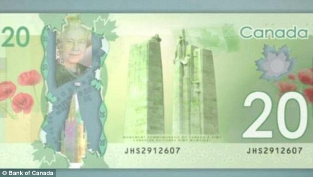 ‘Three topless women and the Twin Towers’: Canadians baffled by picture of WWI memorial on their new $20 dollar bill