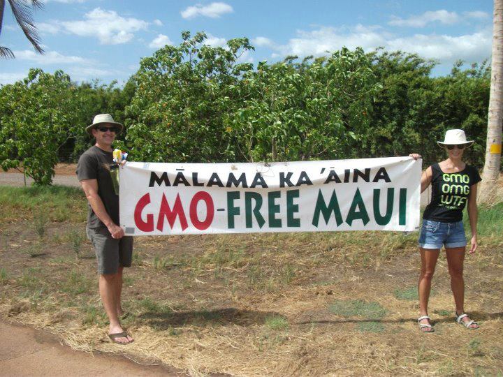Maui Activists Join Forces To Protest Monsanto Corporation