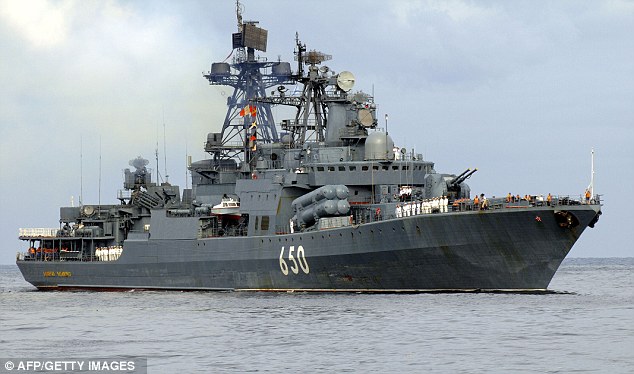 Russia ‘sends six warships to Syria’ but denies it has anything to do with growing tensions