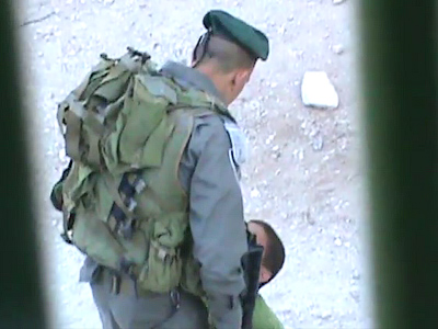 Video: Israeli troops filmed kicking Palestinian child