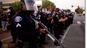 Insane Amount of Militarized Police for Peaceful Protests in Anaheim