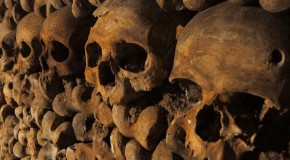 Inside France’s Empire of the Dead… startling images of the skulls and bones that line catacombs under Paris
