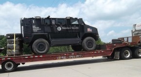 Ministry of Homeland Security Rolls Out Armored Vehicles
