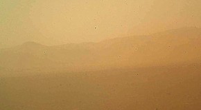The view from Mars: Rover Curiosity sends back first colour picture from the surface of the Red Planet