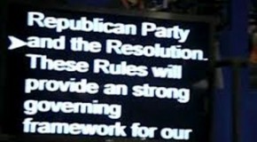 Video: The Teleprompter Had the Results of the Vote Before the Vote was Taken!
