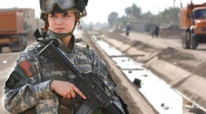 ACLU sues over policy barring women from combat