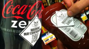 After GMO Labeling Shot Down, Citizens Start Labeling Products Themselves