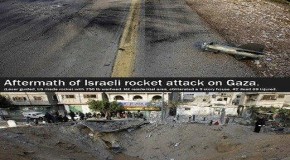 Pictures Tell the Story: Aftermath of Hamas Rocket Attack Compared to Israeli Airstrike