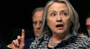 Clinton Slips, Falls, Skips Out on Benghazi Hearing
