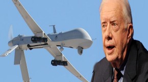 Former US president slams drone attacks