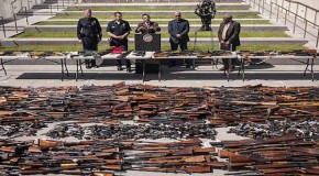 Gun Control: San Francisco And Oakland Crowds Hand Over Guns in Buyback