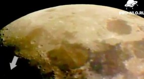 An encounter on the dark side of the moon: ‘UFO’ spotted soaring above lunar surface in online video