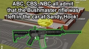 Video: CBS, NBC, ABC Admit No Assault Rifle Used at Sandy Hook