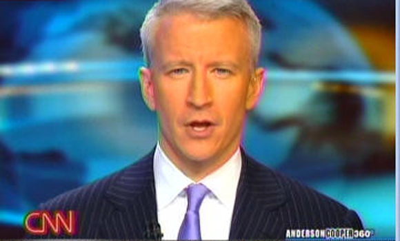 CNN's Anderson Cooper caught faking interview in front of blue screen background