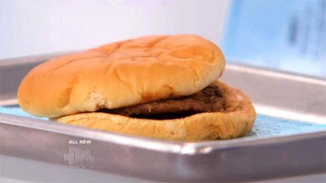 This McDonald's burger looks the same as the day it was cooked... 14 years ago