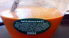 Whole Foods Adds Creepy Warning Stickers To Their Raw Juices