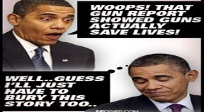 Woops! Obama Ordered Gun Report Reveals Guns Actually Save Lives