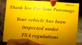 Valet parked cars searched under TSA regulations