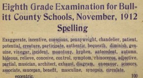 Newly Discovered Eighth Grade Exam From 1912 Shows How Dumbed Down America Has Become